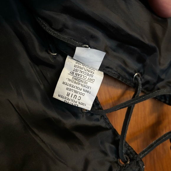 Alpha Cycle Gear Ladies Black Leather Motorcycle Vest Jacket Size 3XL - Picture 5 of 6